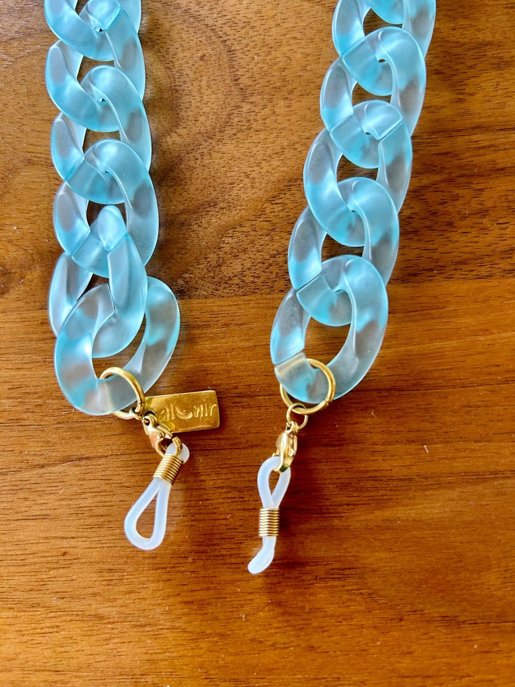 Catenine: alunir / Brillenkette (hellblau) – Usato da Dietlikon venduto da Mankai 2