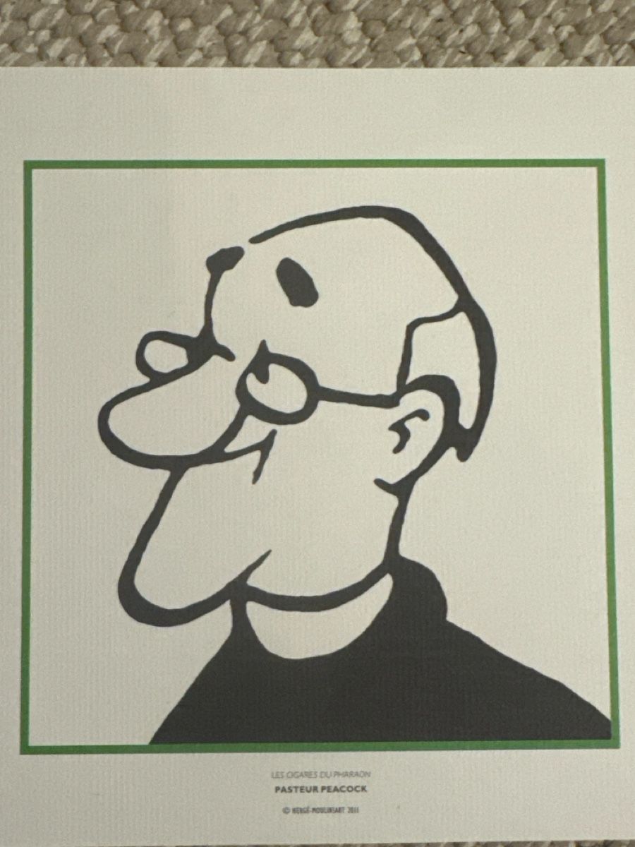 Fumetti: Impression Tintin Hergé Pasteur Peacock édition 2011 – Usato da Lausanne venduto da theodorbagwell 1