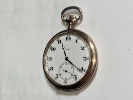 Buren Vintage Uhr aus Silber jg ca 1915, 52 mm