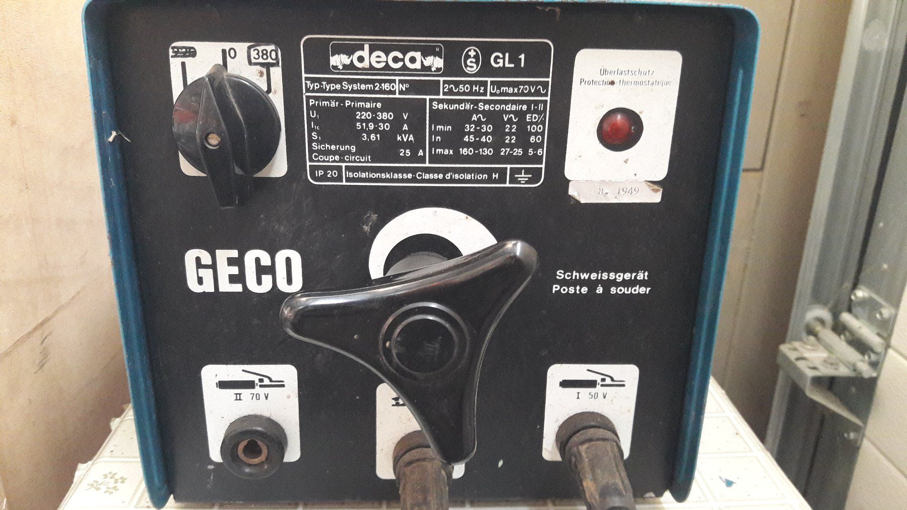 Saldatori: schweissgerät Deca 380 volt 160A (2736) – Usato da Laufen venduto da Mann455 1
