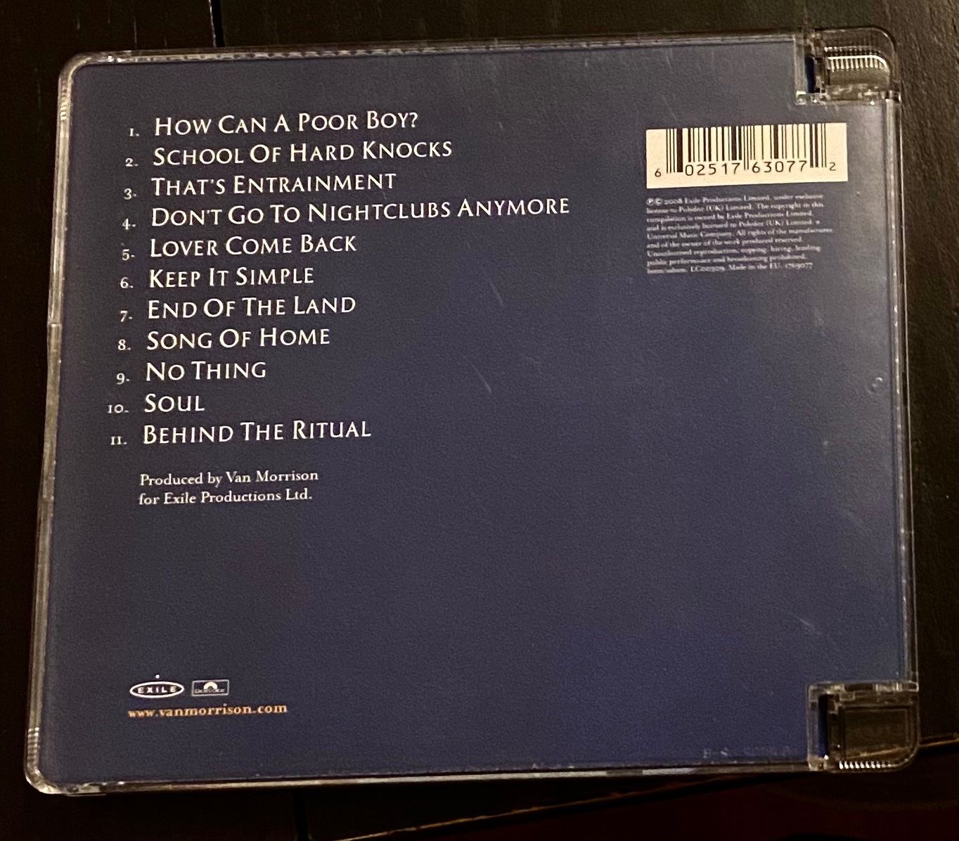 CDs: Van Morrison CD Keep It Simple – Gebraucht aus Luzern von Lycka 1