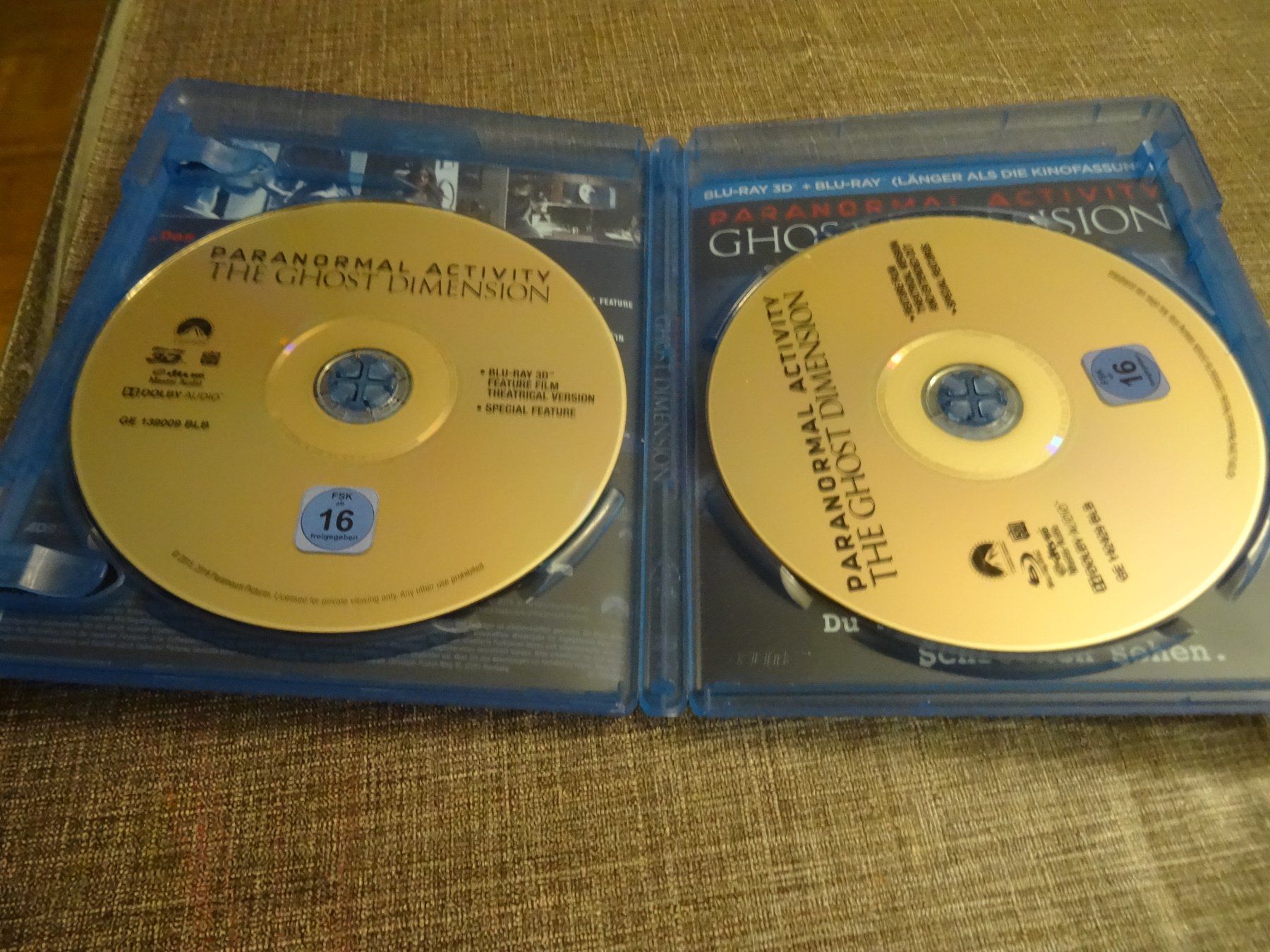 Alle DVDs: Blu-ray Paranormal Activity Ghost Dimension – Gebraucht aus Olten von Disc-Verkauf 1
