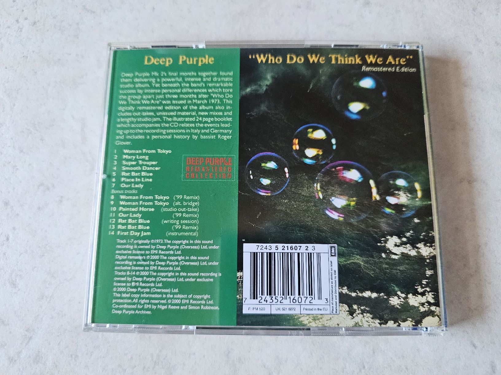 CD: Deep Purple  -  Who Do We Think We Are – Usato da Schneisingen venduto da backstore24 1