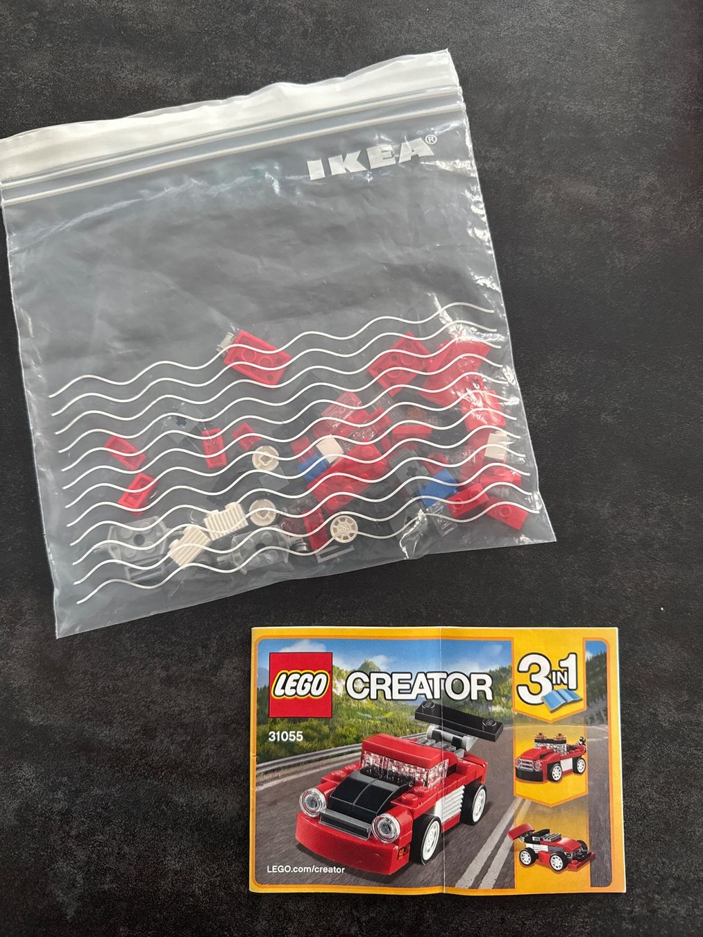 Lego Baukästen: Lego Creator 31055 Roter Rennwagen – Gebraucht aus Villigen von Topper76