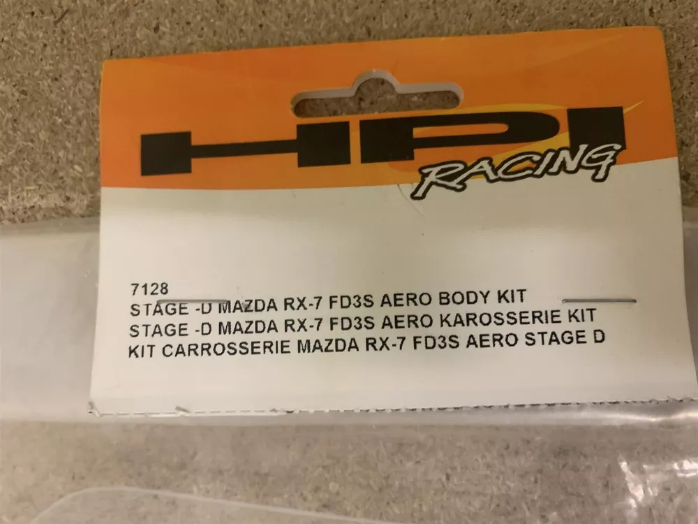HPI Stage D Mazda RX7 FD3S Aero Kit (Neu und originalverpackt) in St ...