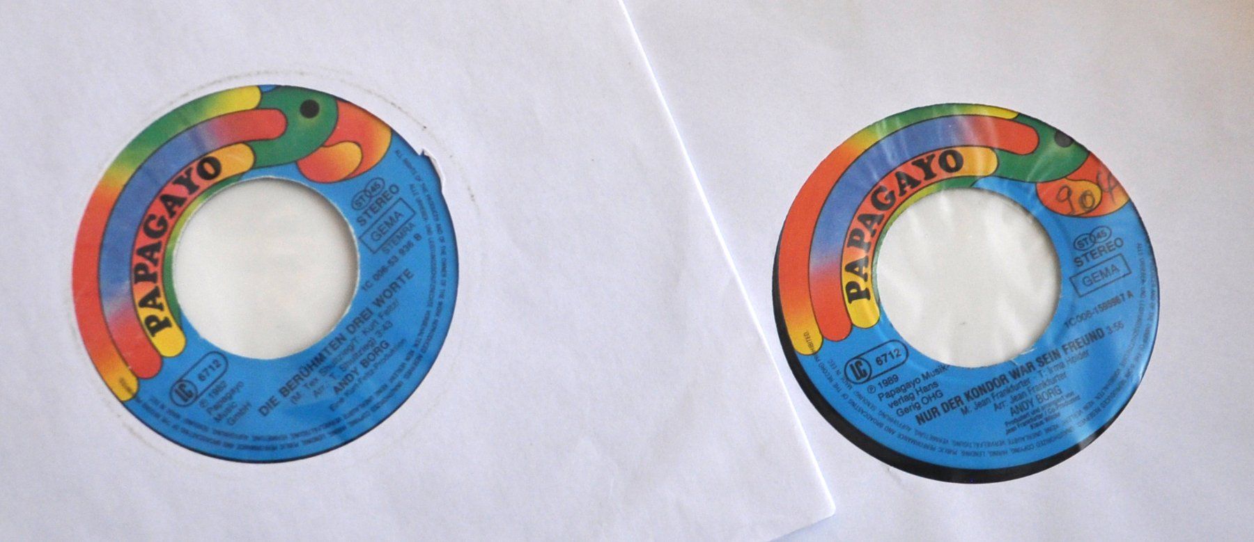 Vinyles: Andy Borg 14 Singles – D'occasion à Andwil TG par Wanton25 9
