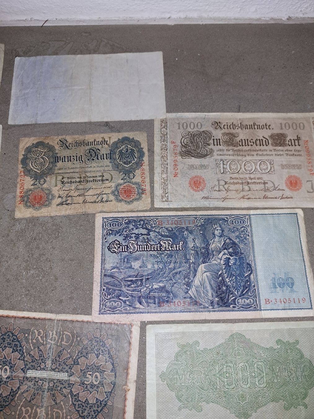 Banconote: Alte Deutsche Reichsbanknoten Sammlung,  – Usato da Kölliken venduto da Upcycling-by-Mc-TAM 3