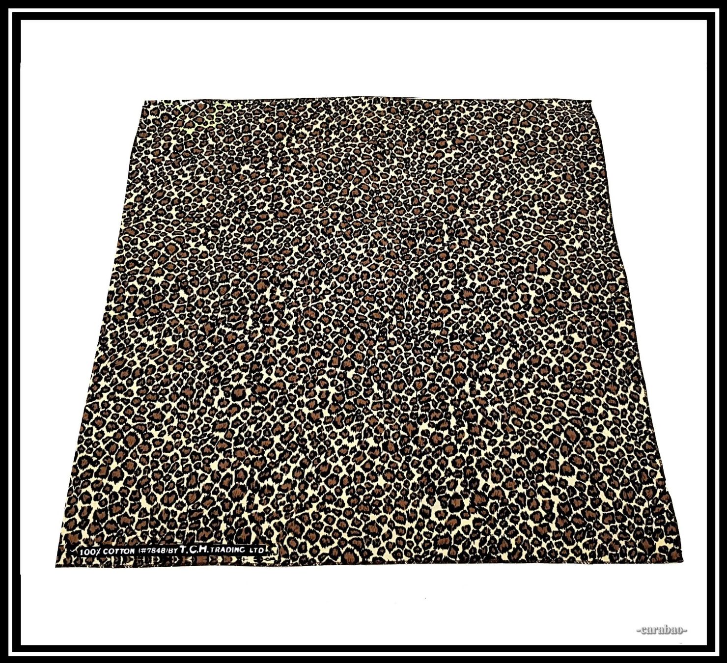 Foulard & Sciarpe: Bandana / Leopard-Muster / Braun-Beige – Nuovo (secondo la descrizione) da Winterthur venduto da -carabao-