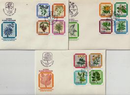 1981-83 Ersttagsbriefe Blumen