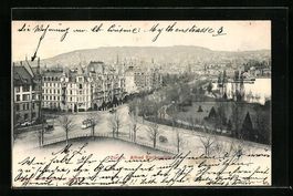 Zürich, Strassenbahn auf dem Alfred Esc