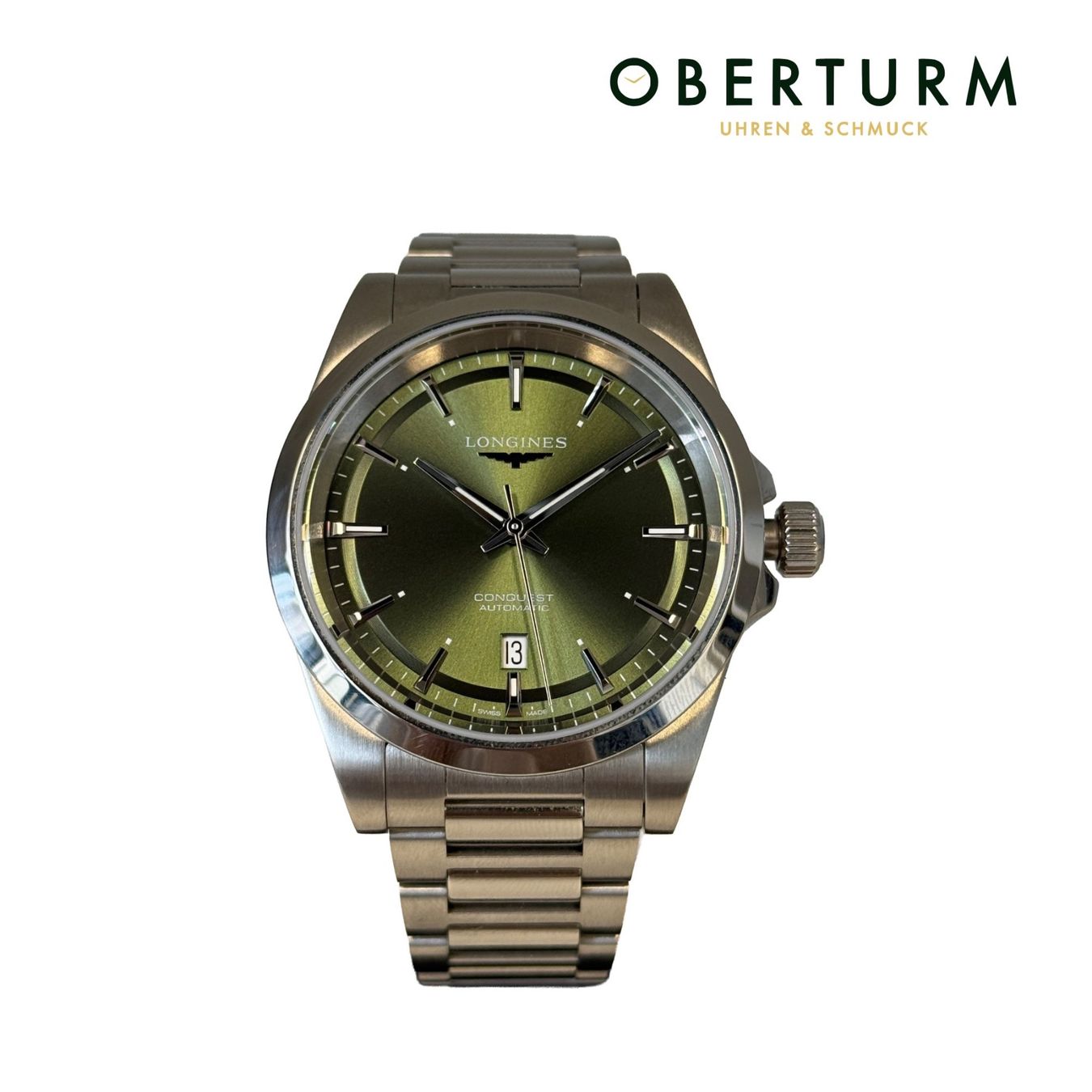 Longines Orologi: Longines Conquest Automatik Grün – Usato da Brugg AG venduto da Oberturm