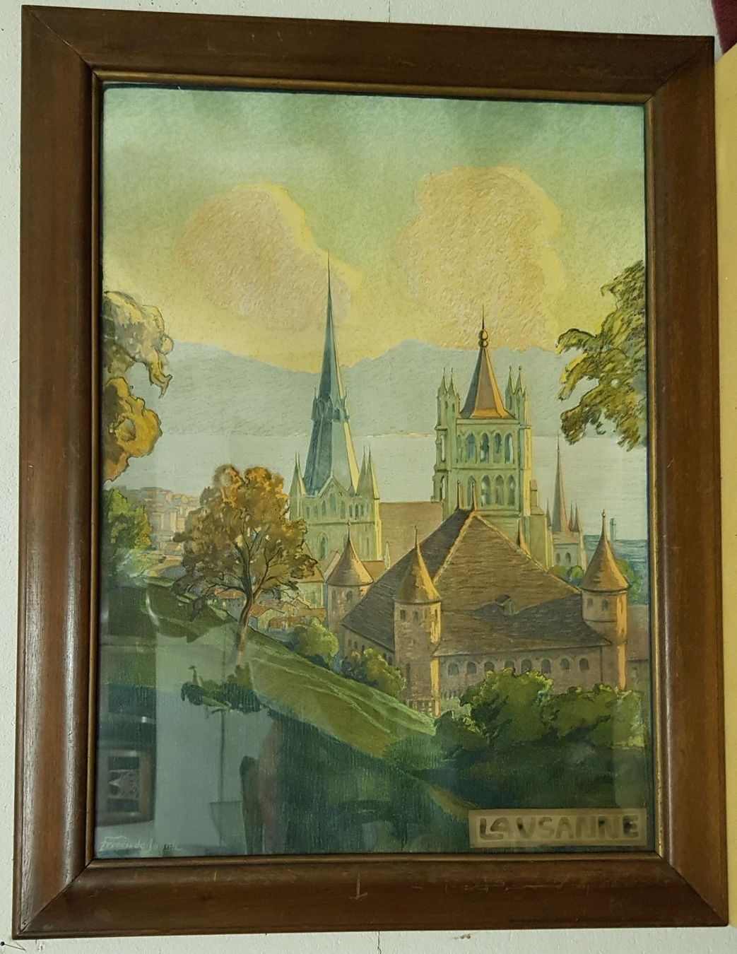 Dipinti: affiche Lausanne par De Jongh – Usato da Lausanne venduto da leneko