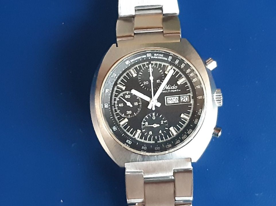 Mido Orologi: Mido Multifort Automatic Day Date Chronograph - Vintage – Usato da unterlunkhofen venduto da pharao-oo7 7