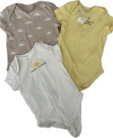 3er-Set Babybody kurzarm Gr. 62