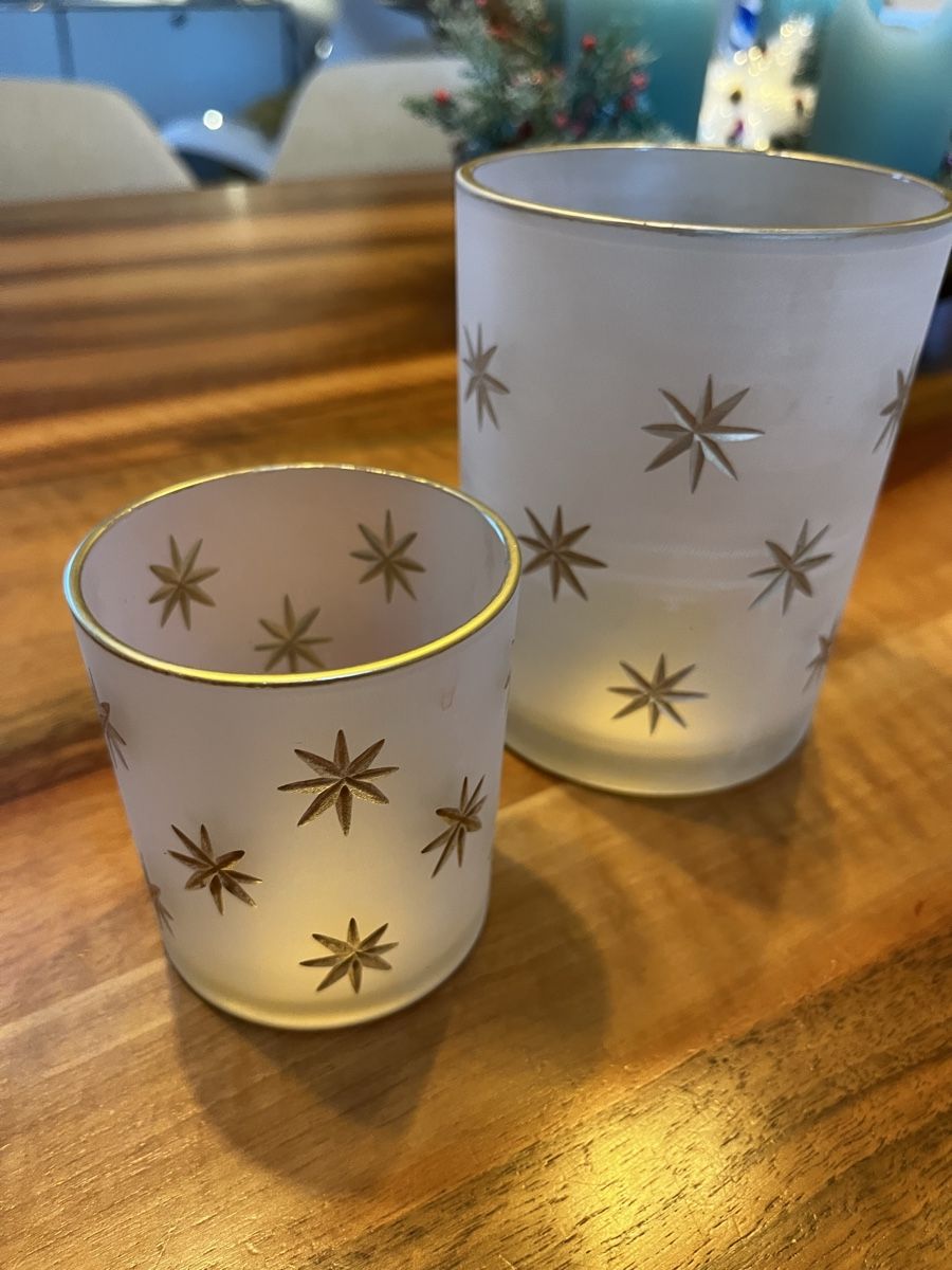 Alle Dekorationen: Set 2 Weihnachts-Windlichter – Neu (gemäss Beschreibung) aus Horgen von adrigas