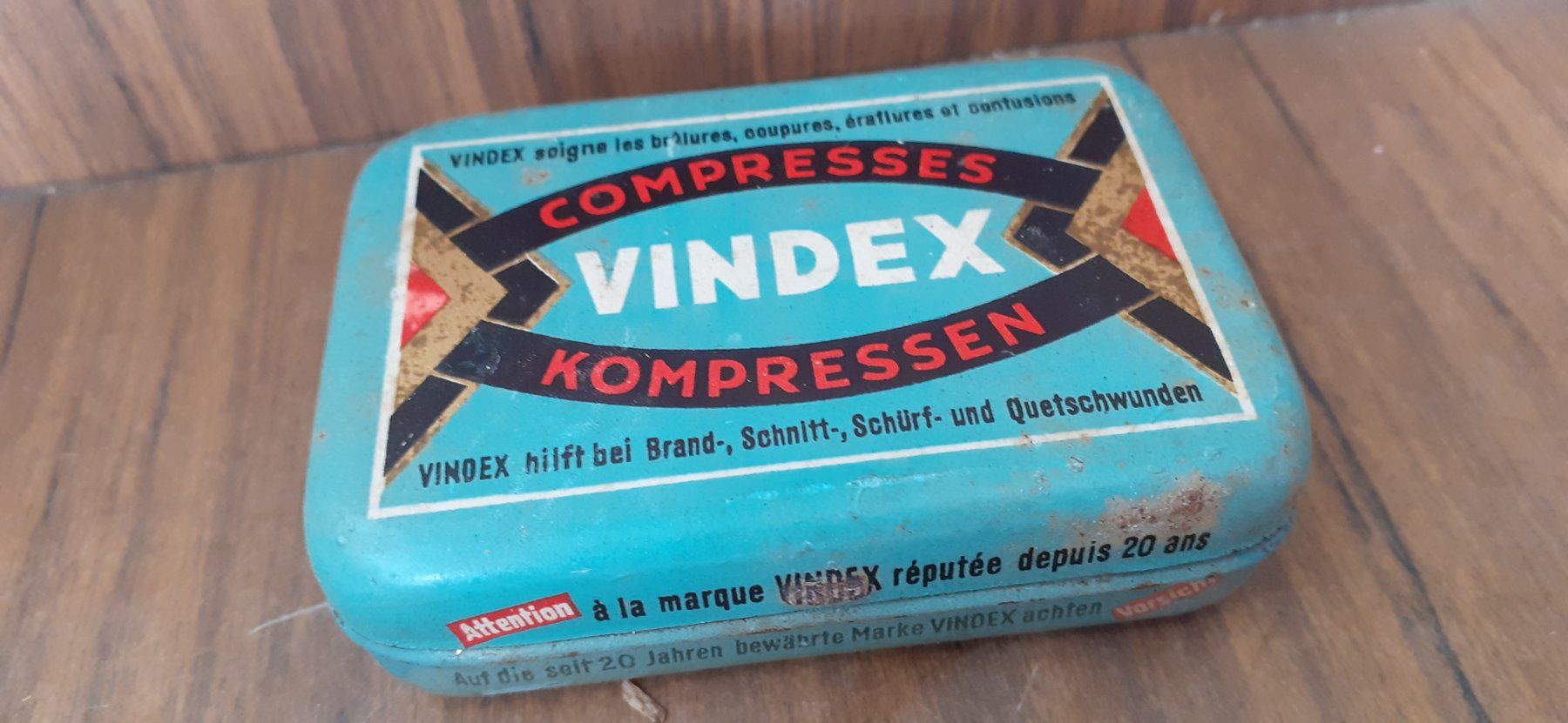 Barattoli: Blechdose antik Vindex – Usato da Mörschwil venduto da wunderkiste44 2