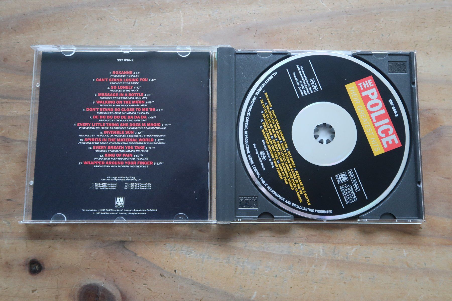 CD: THE POLICE - THEIR GREATEST HITS - CD – Usato da Basel venduto da Patiscat 4