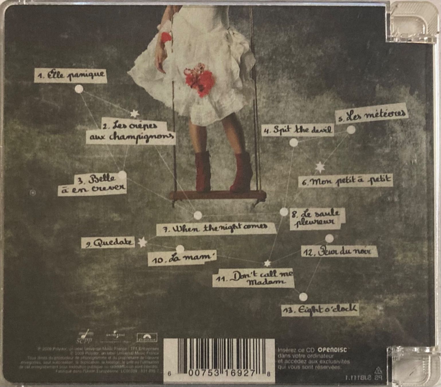 CD: OLIVIA RUIZ - MISS METEORES – Usato da Poliez-Pittet venduto da Newtown-Records 1