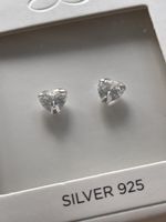 Silver 925 Heart Stud Earrings new