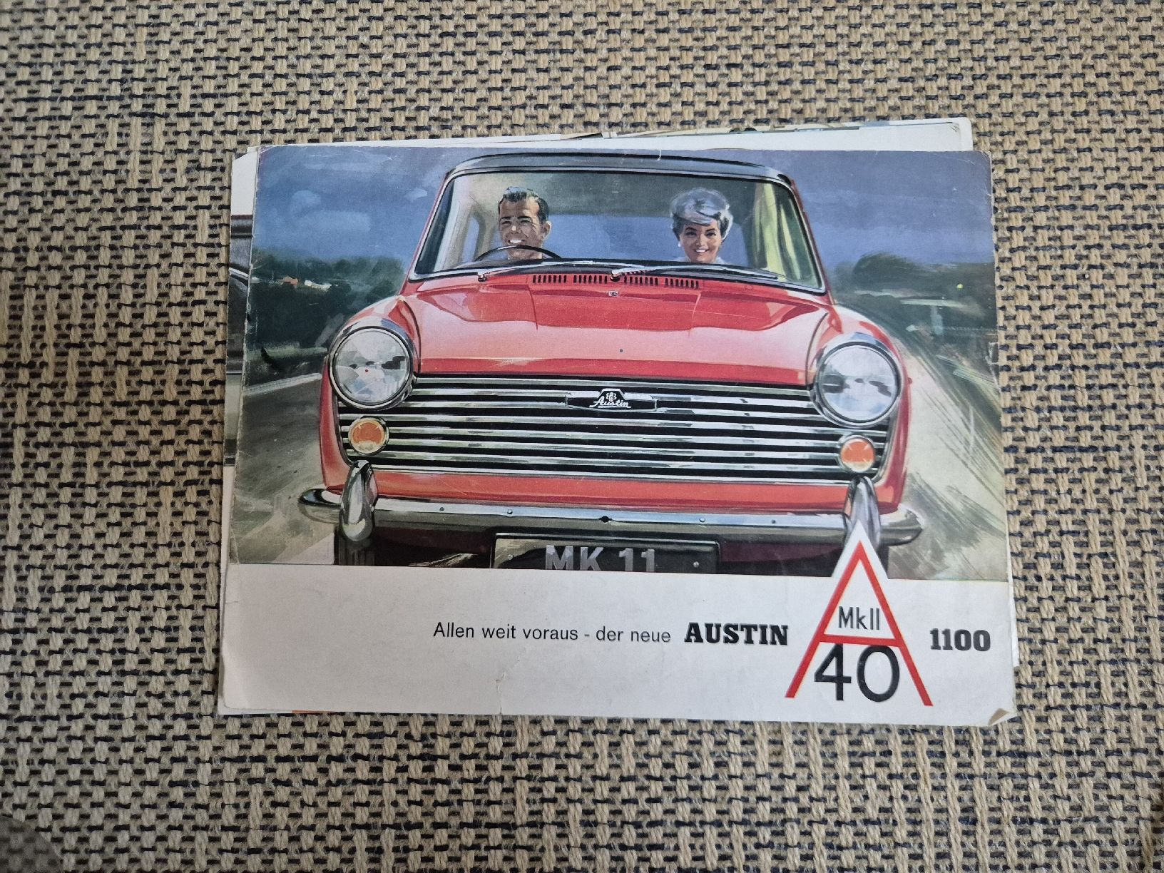 Austin Documenti: Austin A40 MkII 1100 Prospekt  – Difettoso da Frutigen venduto da Timowyssen