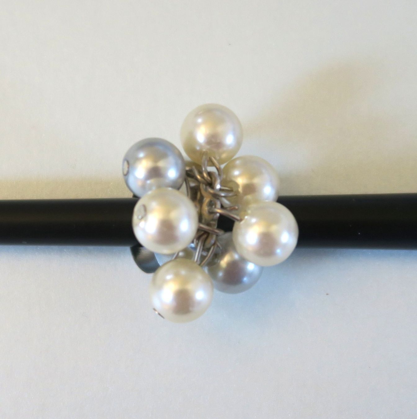 Anelli: Ring mit Wachsperlen, 62 mm – Usato da Brittnau venduto da marlenestone 2
