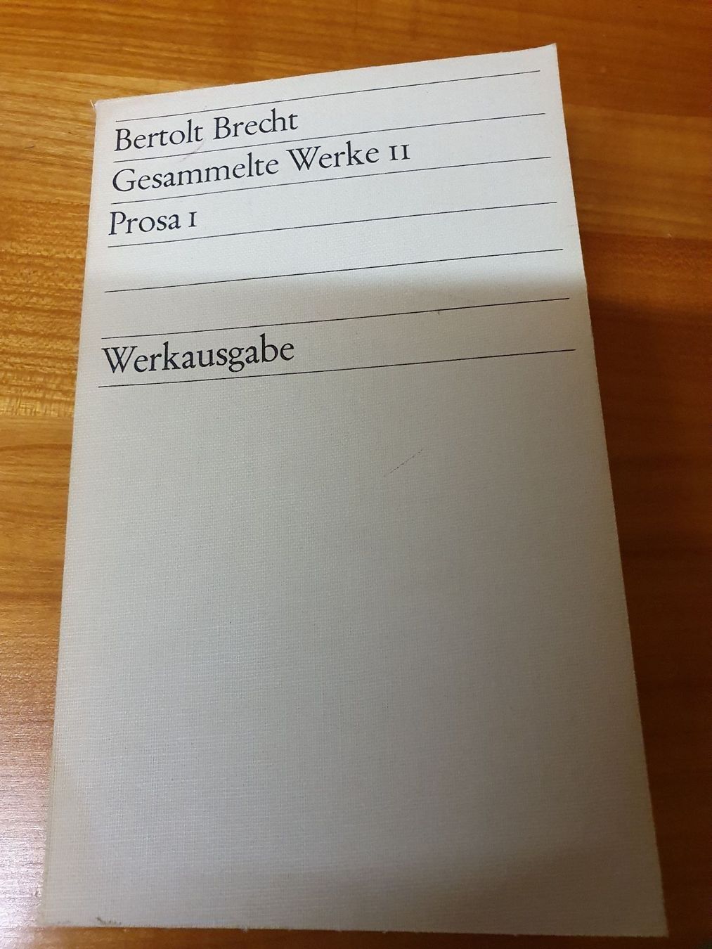 Libri: Bertolt Brecht Gesammelte Werke Band 11 – Usato da Oberdorf BL venduto da BaldenEagle
