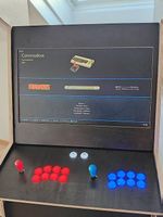 Bausatz Arcade mit Retrospielen und vielem Zubehör