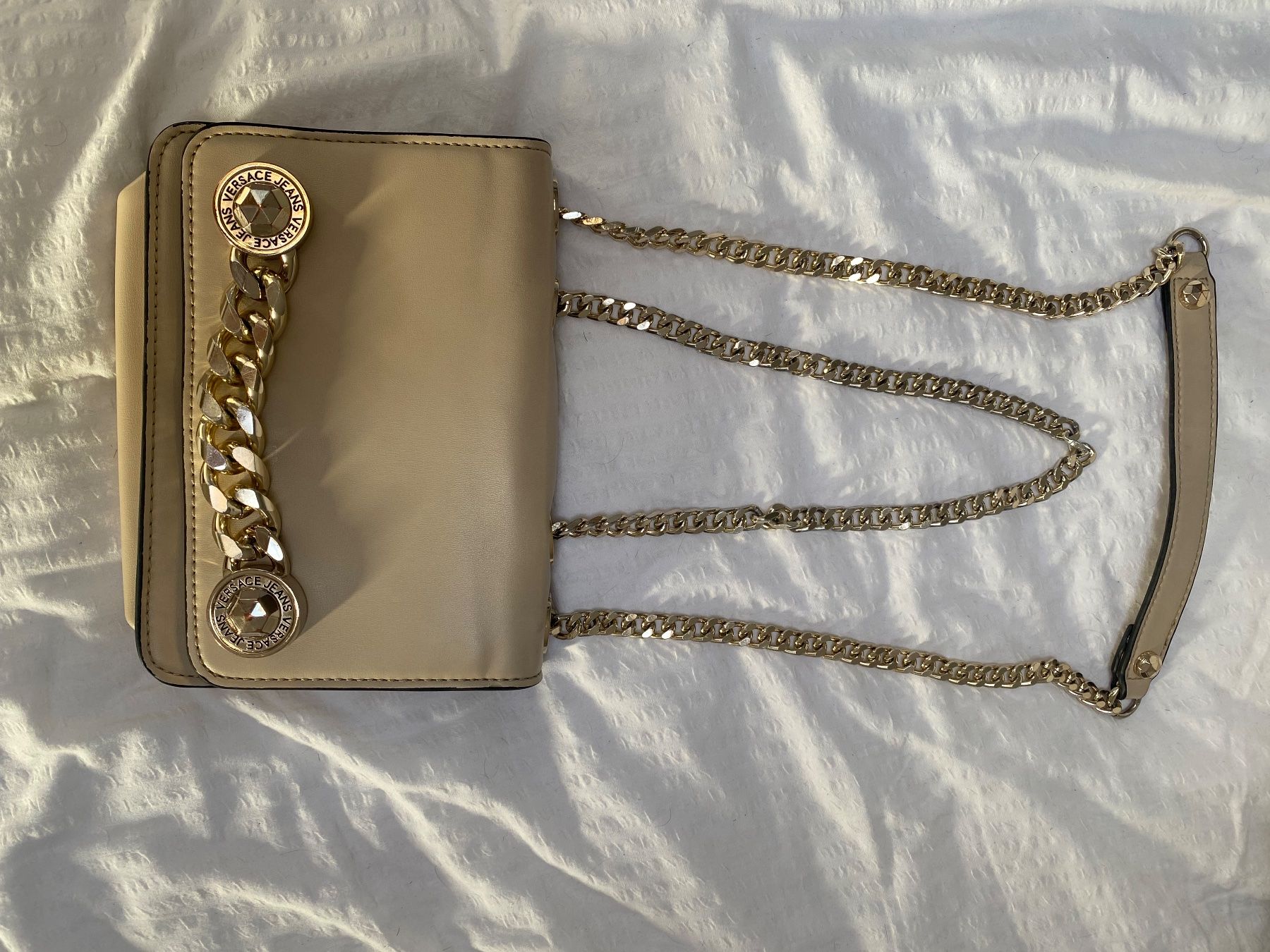 Versace Borse da donna: Versace Jeans Couture Tasche Beige/Crem – Usato da Rorschach venduto da Lauraq12 4