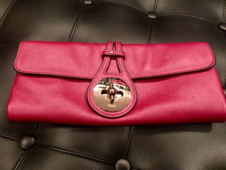 Chloé Tasche clutch pink