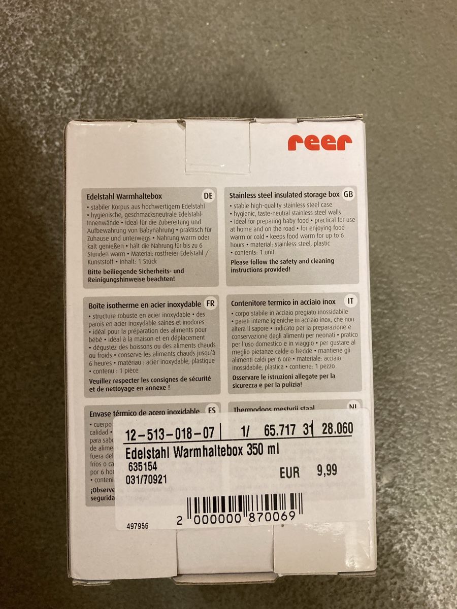 Elettrodomestici da cucina: Reer Edelstahl Warmhaltebox – Usato da Emmenbrücke venduto da JJ_89 2