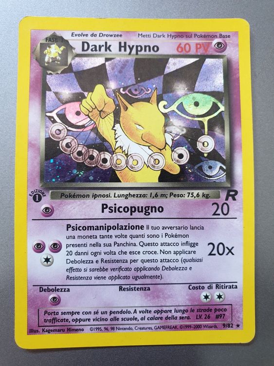 Team Rocket Dark Hypno 1 Edition Holo It Kaufen Auf Ricardo 