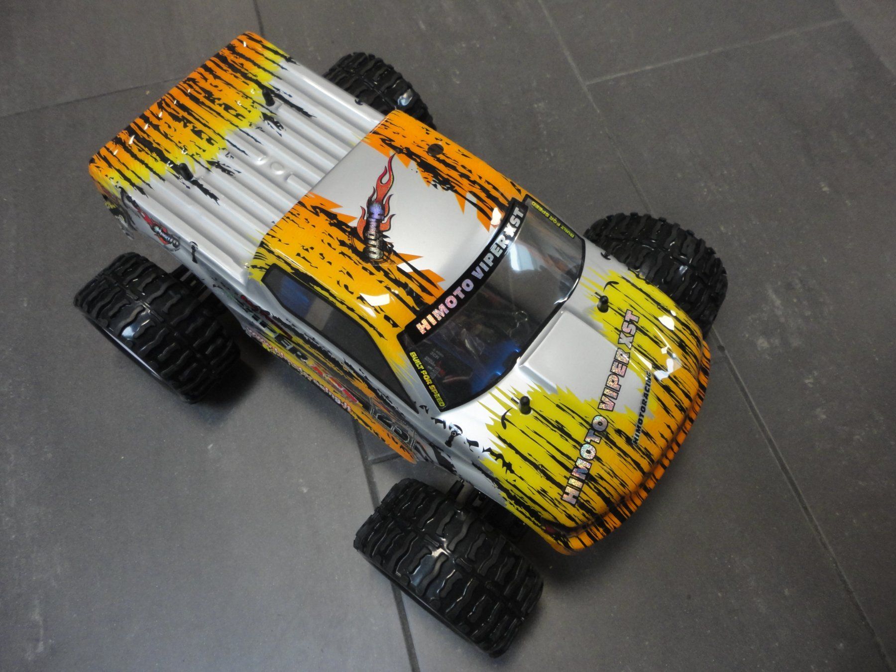 Modellismo RC: Monstertruck 4WD 1:10 komplett-Set – Nuovo e nell'imballaggio originale da Horgen venduto da RcModell 2