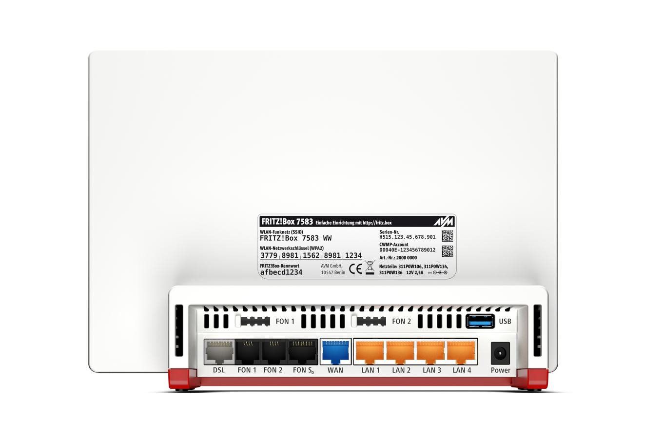 Fritz Modems & Router: Fritzbox 7583 - einwandfrei, G.Fast Support, WIFI 5 etc. – Gebraucht aus Hefenhofen von Radeon-01 1