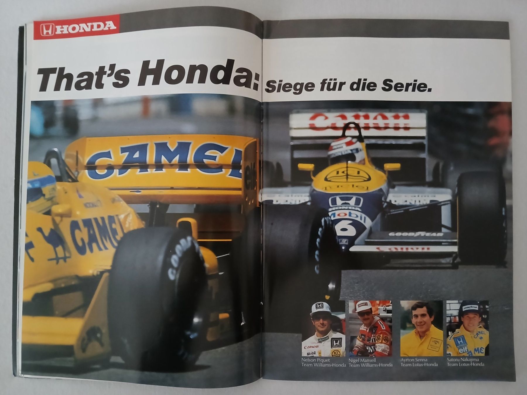 Riviste & Magazine: Programmheft Formel 1; GP Deutschland, Hockenheim 1987 – Usato da Aarburg venduto da Hktm 3