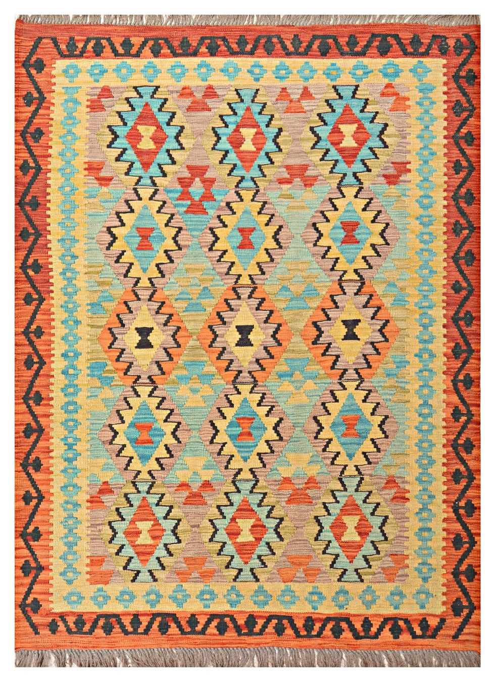 Kelim Tappeti: Oriente Kelim Teppich 157x196 Cm – Nuovo e nell'imballaggio originale da Lahore venduto da Fairways79 9
