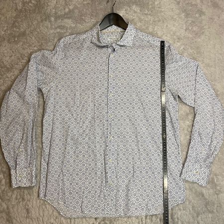 Sporting Club Hemd Gr. 44/17.5 Slim Sommer Italien Top