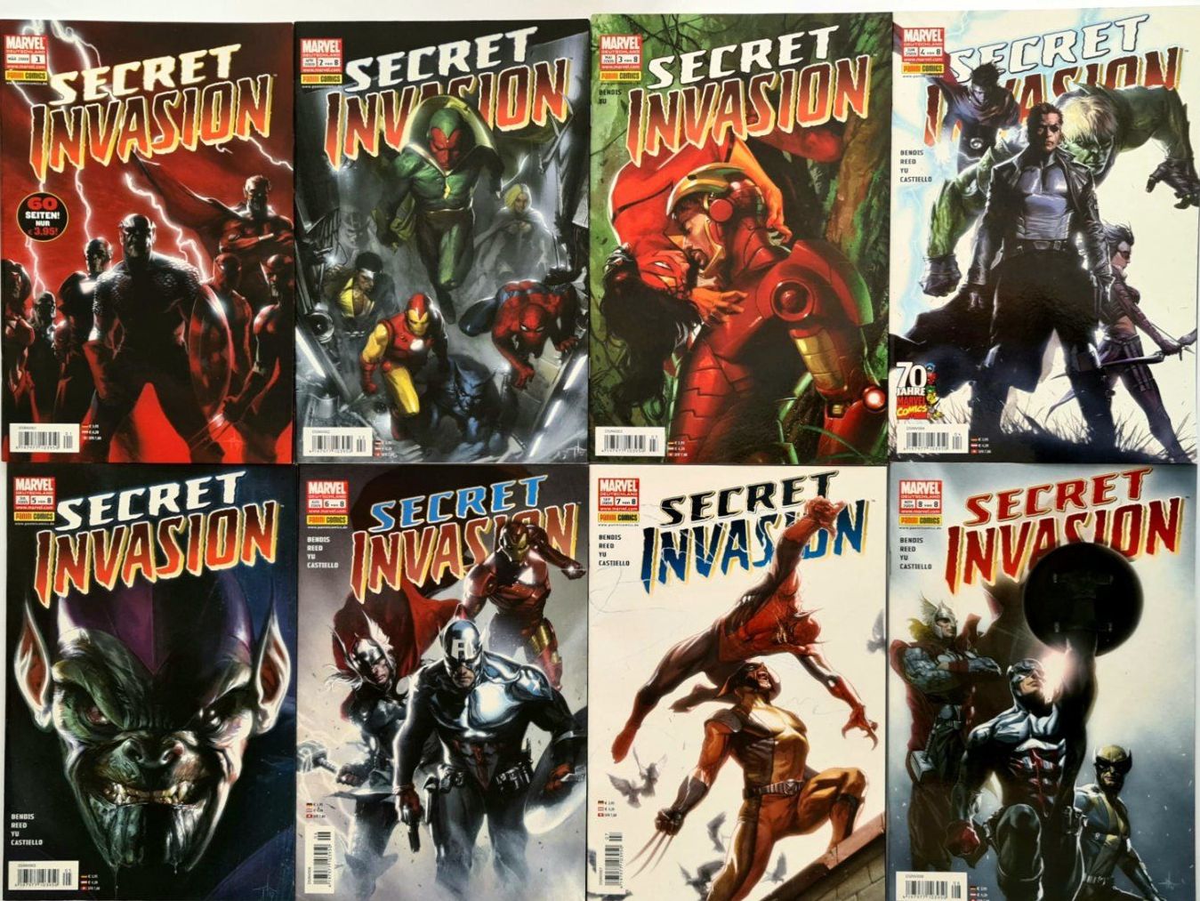 Fumetti: Secret Invasion Hefte 1-8, Marvel Comics – Nuovo (secondo la descrizione) da Aesch BL venduto da pri_fp8t