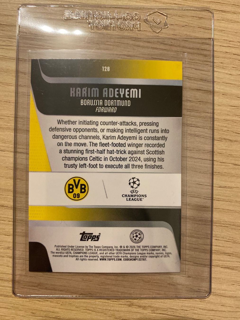 Topps Carte collezionabili: Topps UCC Flagship 25/26 Karim Adeyemi /150 BVB – Nuovo (secondo la descrizione) da Zürich venduto da BVBWINNER 1