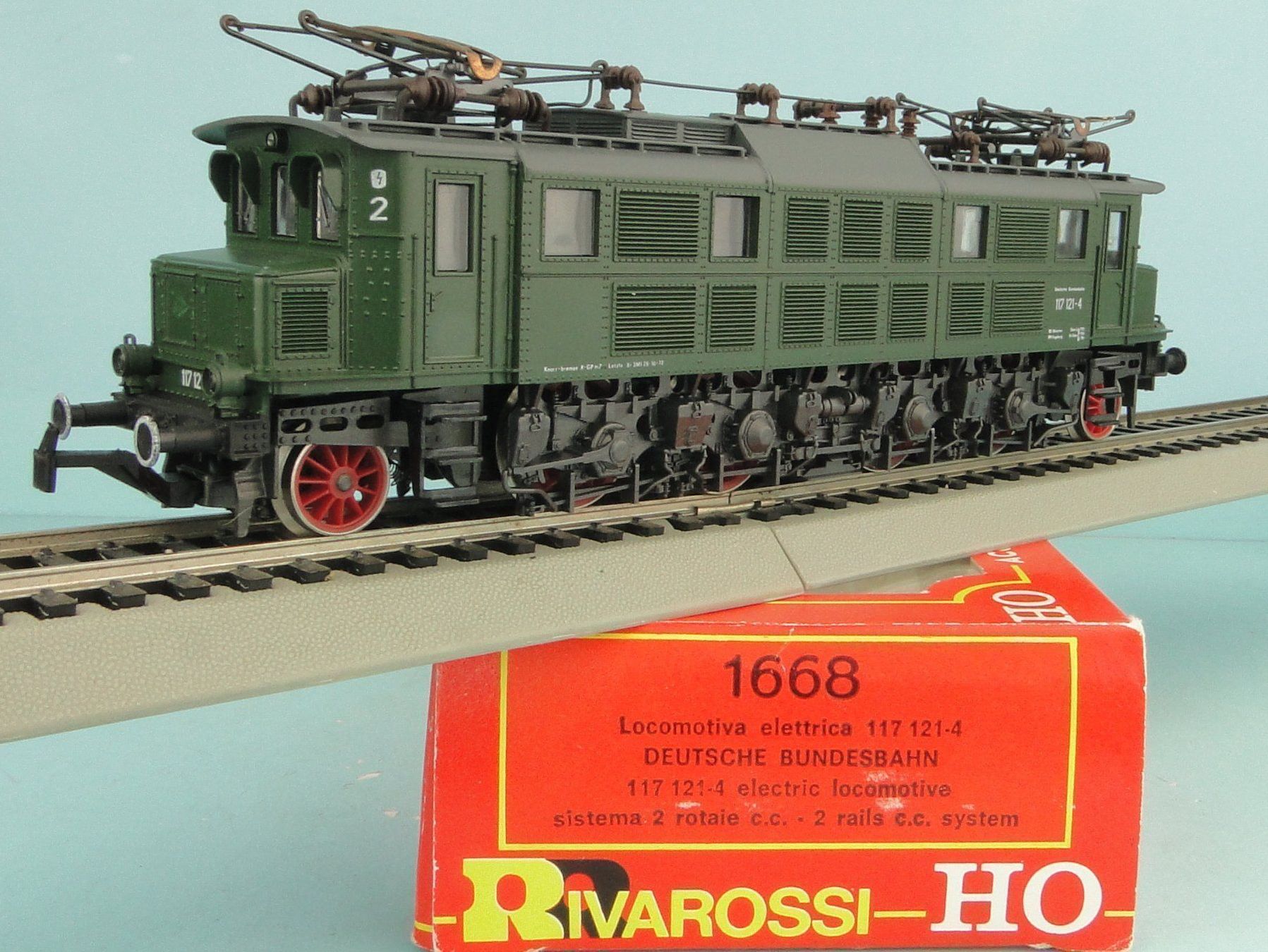 Rivarossi Modellini di ferrovie: Rivarossi H0 1668 BR 117 – Usato da Bülach venduto da cann11