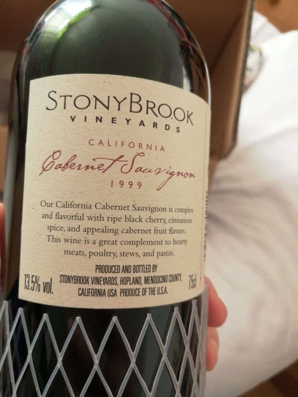 Vino: Stony Brook Cabernet Sauvignon 1999 – Nuovo (secondo la descrizione) da Windisch venduto da mer_6cjk 1
