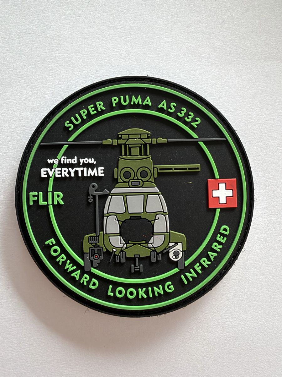 Schweizer Armee Placchette & Badge: Super Puma FLIR patch  – Usato da Chamoson venduto da Lio_Rey