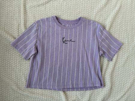T-shirt violet clair Karl Kani
