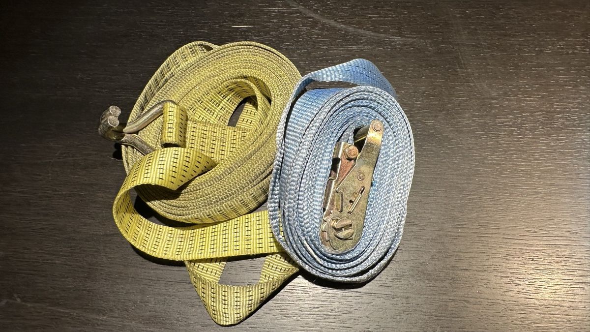 Attrezzatura da arrampicata: Spanngurt Set, 2-teilig, für Umzug oder Transport – Usato da Altendorf venduto da pebi77 1