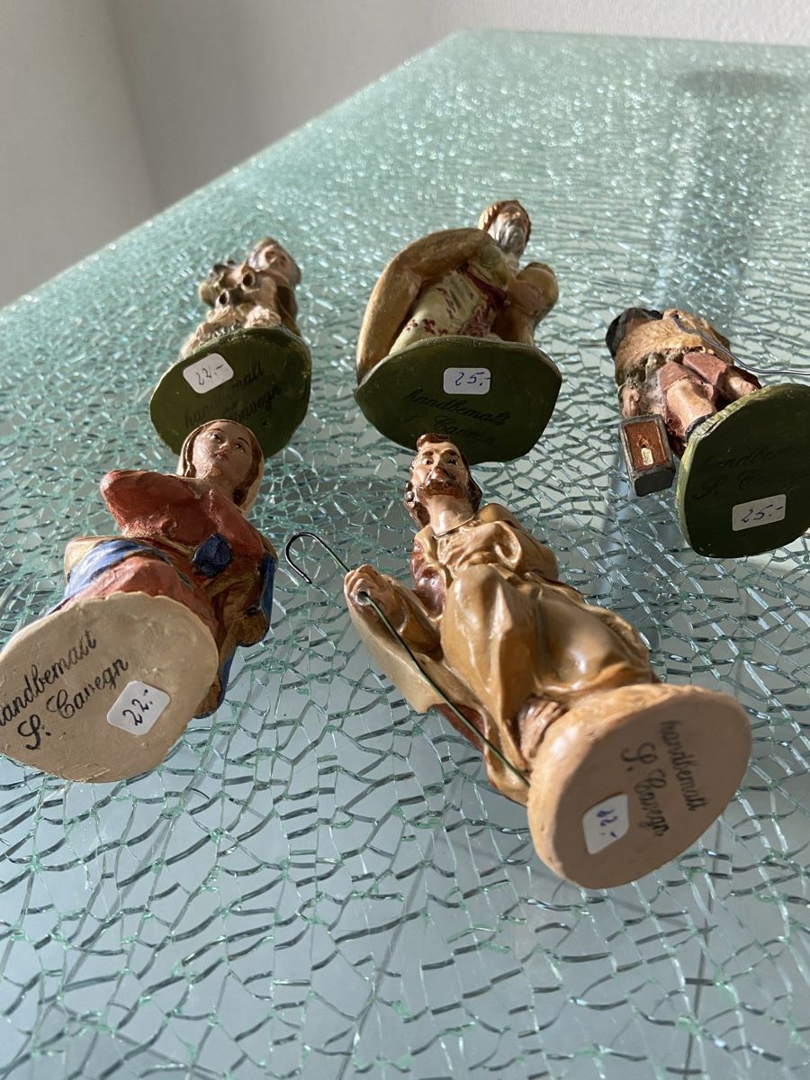 Figuren: 5 schöne Krippenfiguren handbemalt – Gebraucht aus Oftringen von andrax 3