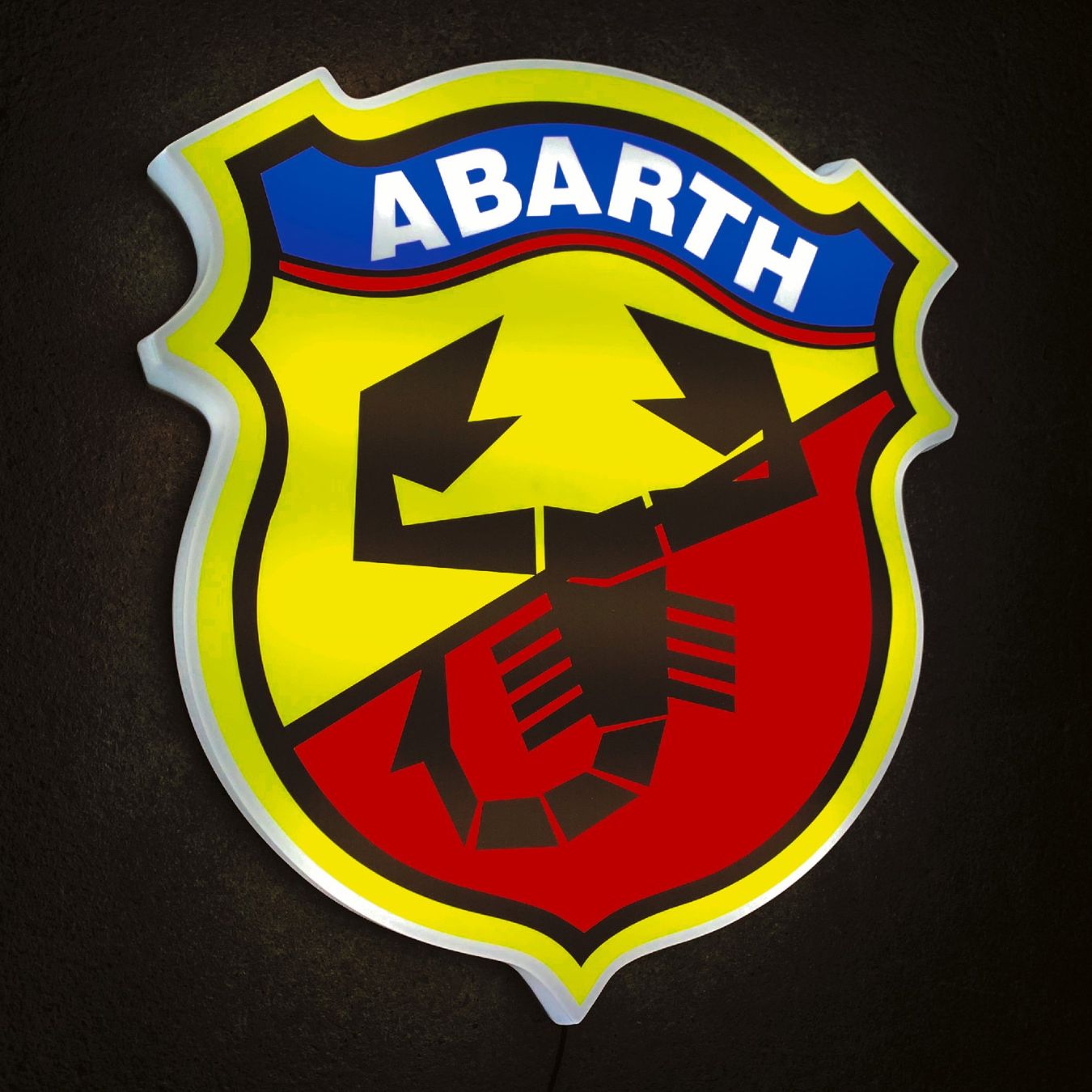 Lampen: ABARTH LED Leuchtreklame Vintage Style – Neu und originalverpackt aus Aarburg von SwissVintageWorld