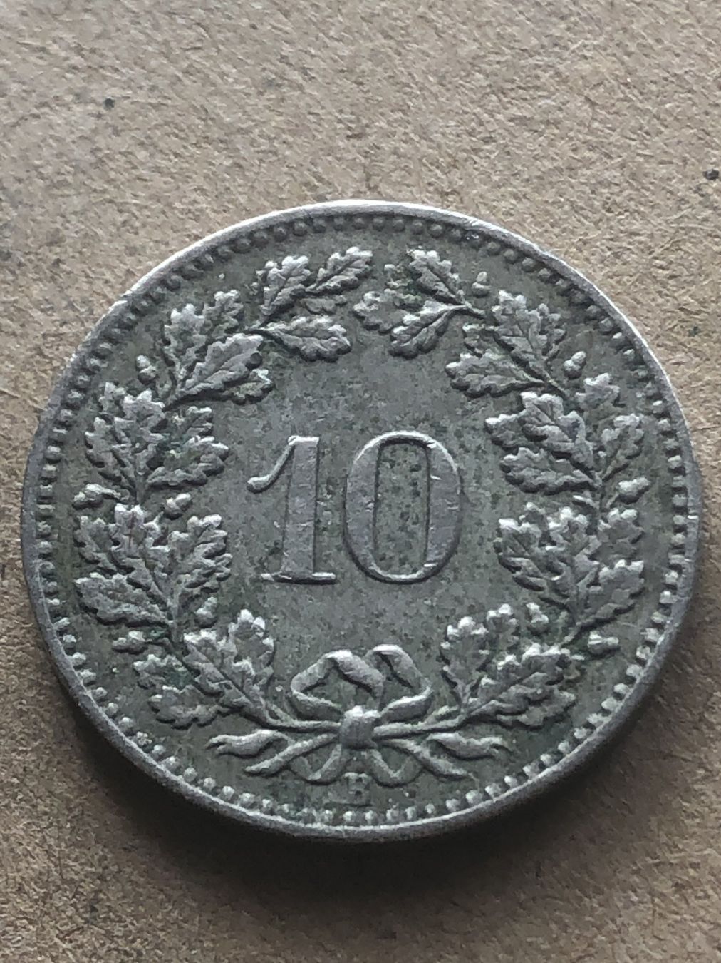 Alle Münzen: 10 Rp. 1895 – Gebraucht aus Schötz von Odpa 1