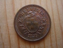 (P2) 1 Rappen 1939