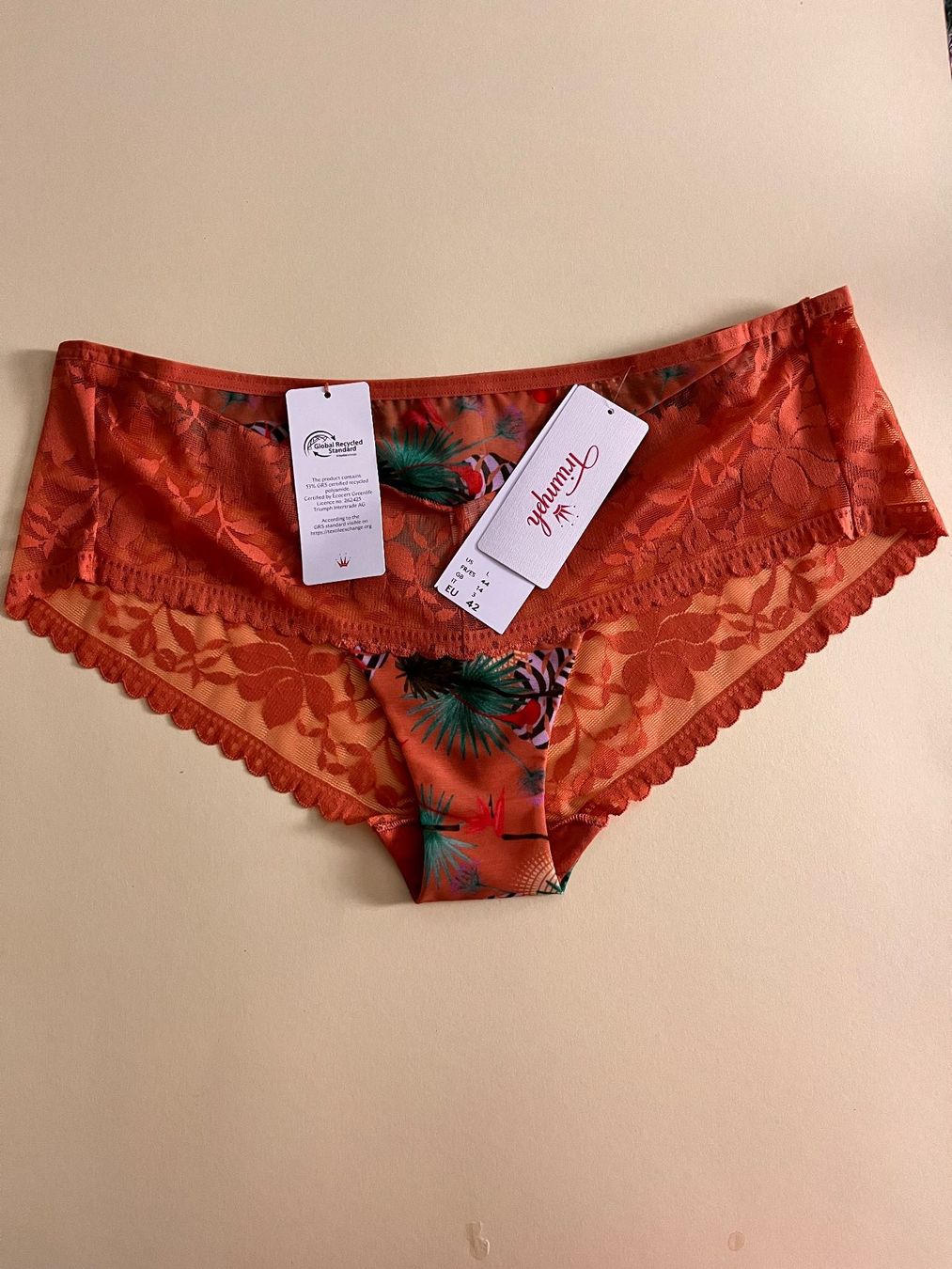 Triumph Altra biancheria intima: TRIUMPH, Shadow Spotlight Hipster, Grösse 42, Farbe Orange – Nuovo e nell'imballaggio originale da Rudolfstetten venduto da gst_g7xl