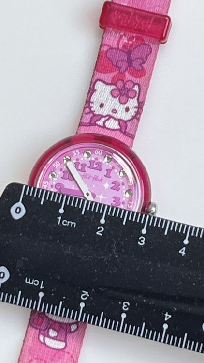 Flik Flak Orologi: Flik Flak Hello Kitty Kinderuhr – Usato da Grenchen venduto da chththl 2