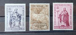 Vatikan-Mi 436-438 Satz ** (1963) (4)